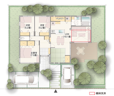 【平屋の外観モデル】セキスイハイム