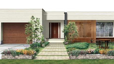 【平屋の間取りモデル】タマホーム