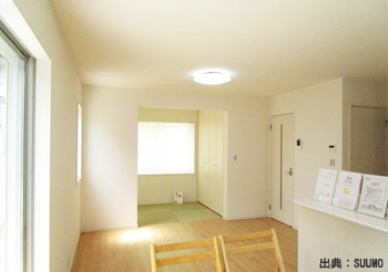 土地込み2000万円の注文住宅の家の間取り実例-内観