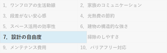 平屋のメリット7.大開口など開放感のある自由度の高い設計が可能