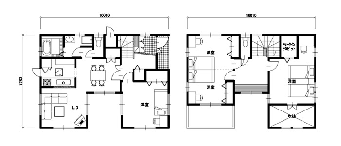 35坪の注文住宅の間取り実例