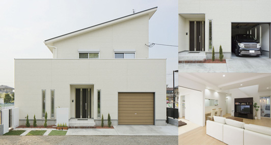 土地+建築費用3,000万円の家の外観実例3