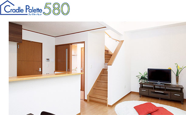 500万円の家を建てるアーネストワン[クレイドルパレット580]