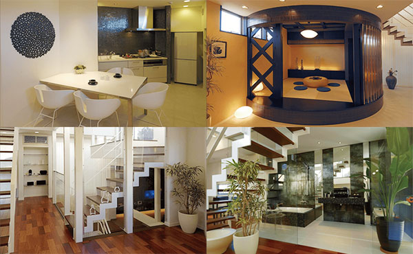 変形地-三角地に建てる2階建て住宅の内観写真