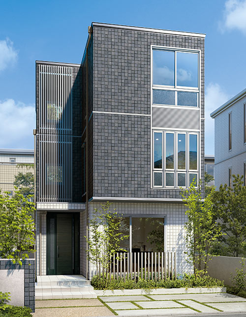 狭小住宅が得意なハウスメーカー｜セキスイハイム「DESIO」の外観写真