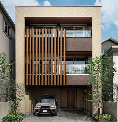狭小住宅が得意なハウスメーカー｜ダイワハウス(大和ハウス)「xevoGranWood(ジーヴォグランウッド)」の外観写真